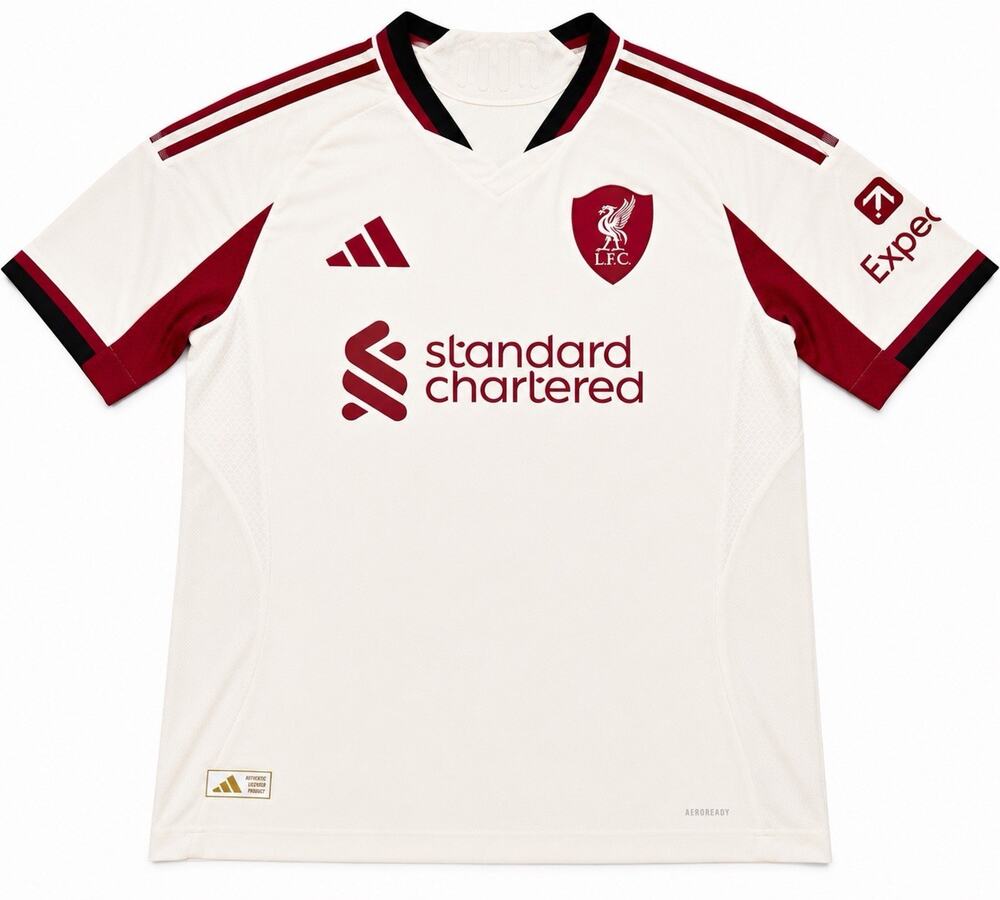 Adidas Originals Liverpool Fc 25/26 Away Authentic Jersey Size Medium NWT …7